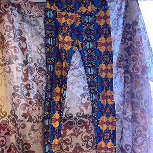 OS Multicolored LuLaRoe Leggings